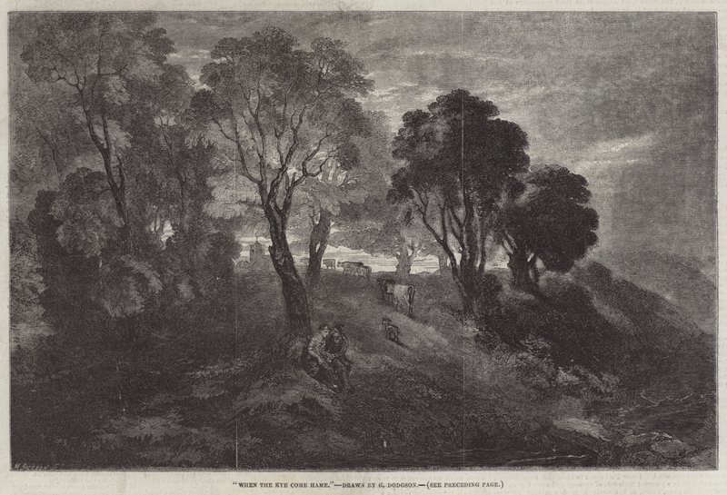 Quand les vaches rentrent à la maison - George Haydock Dodgson