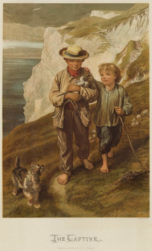 Le Captif (chromolitho) - George Housman Thomas
