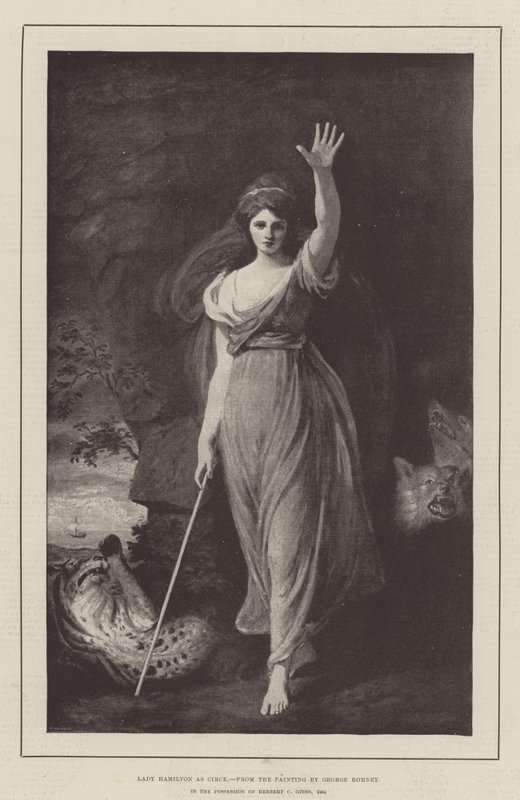 Lady Hamilton en Circé - George Romney