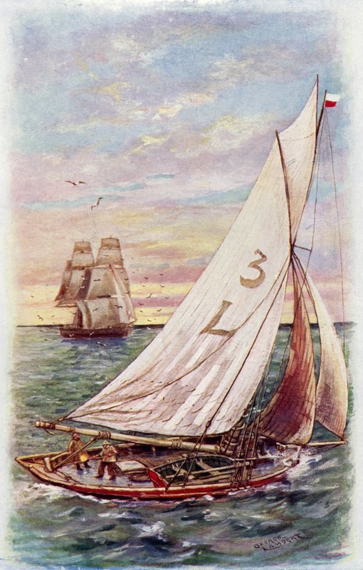 Un bateau pilote (lithographie en couleur) - George Washington Lambert