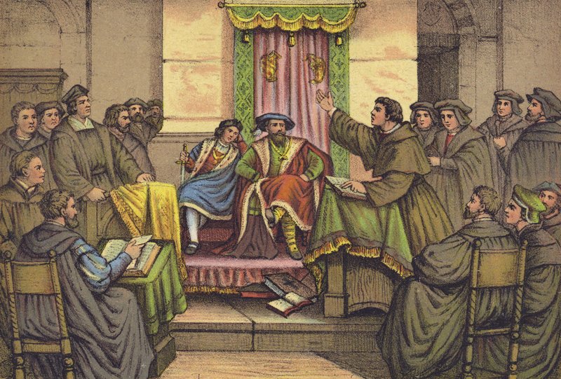 Dispute de Luther avec le Dr Eck à Leipzig, 1519 - German School