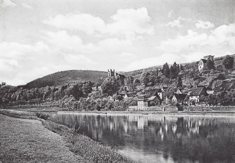 Neckarsteinach, Hesse, Allemagne (photo n/b) - German Photographer