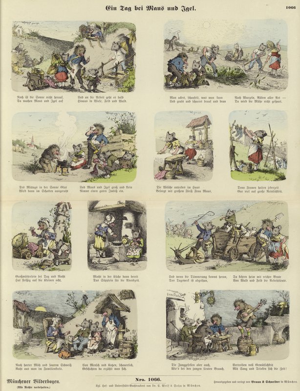 Une journée avec la souris et le hérisson - German School