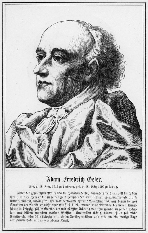 Adam Friedrich Oeser (gravure) - German School