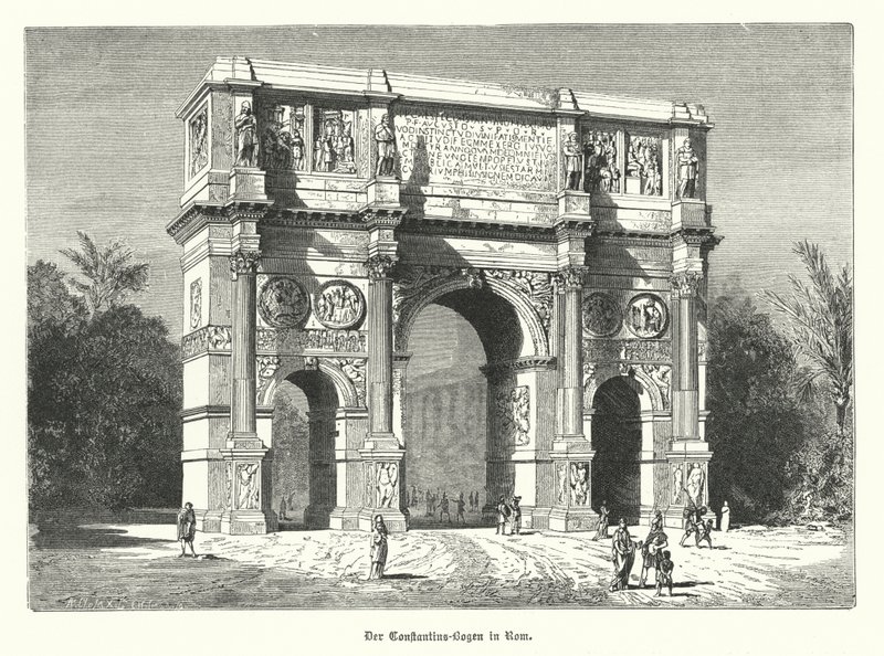 Arc de Constantin, Rome - German School