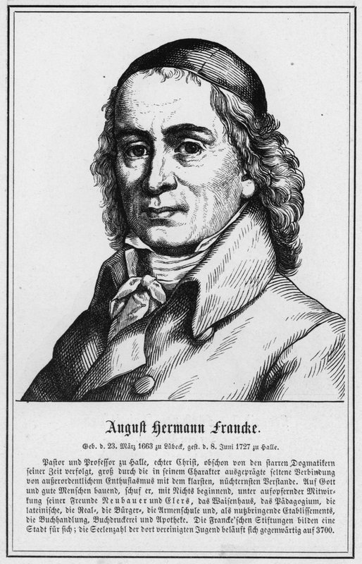August Hermann Francke (gravure) - German School
