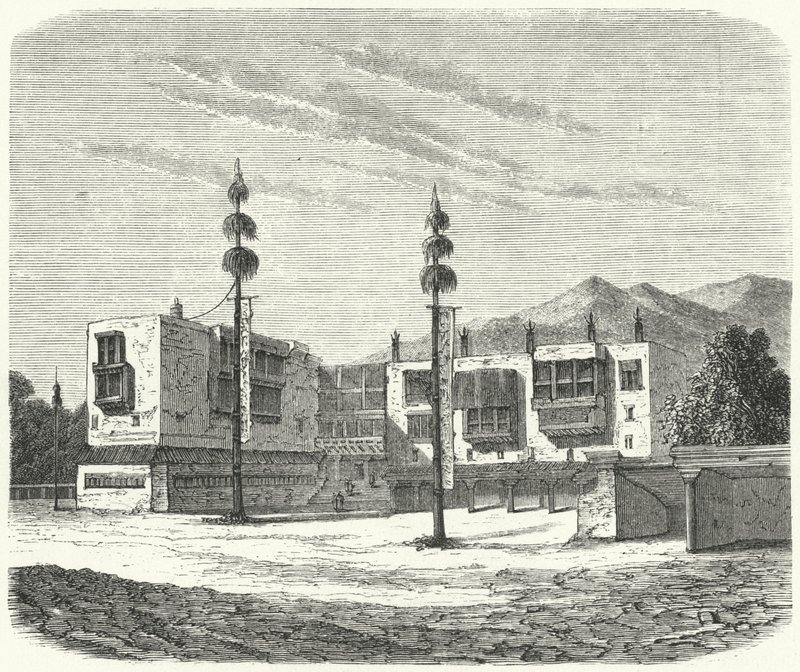 Monastère bouddhiste au Tibet - German School