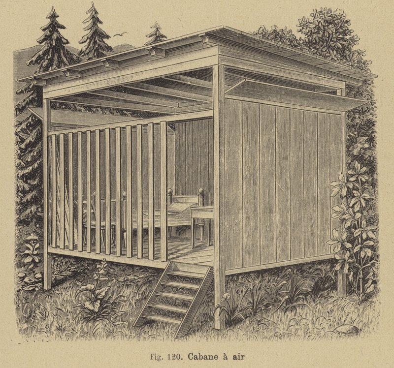 Cabine ouverte à l