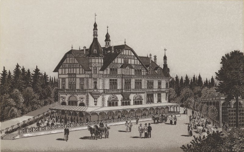 Café Jagerhaus (lithographie) - German School