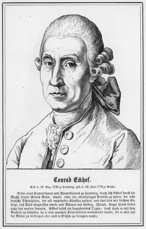Conrad Eckhof (gravure) - German School