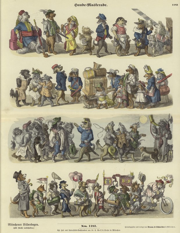 Mascarade de chiens - German School