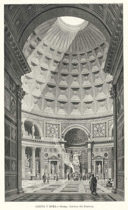 Intérieur du Panthéon, Rome - German School