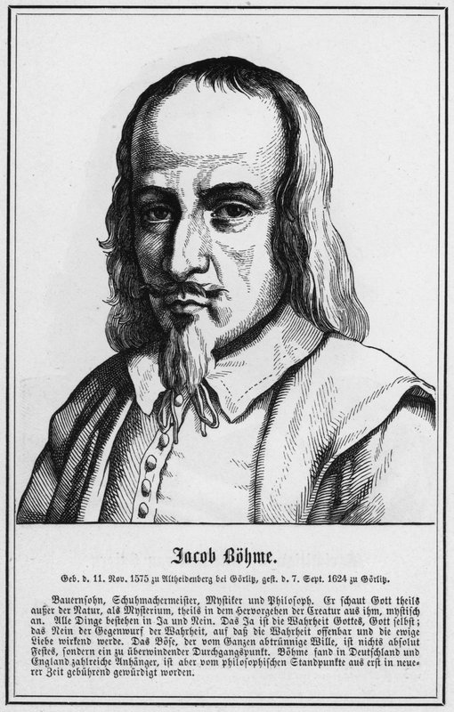 Jacob Bohme (gravure) - German School