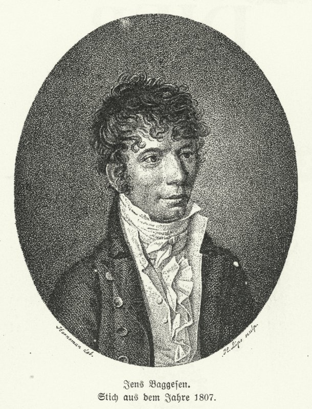 Jens Baggesen, poète et écrivain comique danois - German School