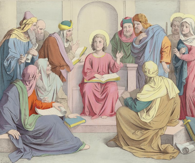 Jésus est trouvé dans le Temple - German School