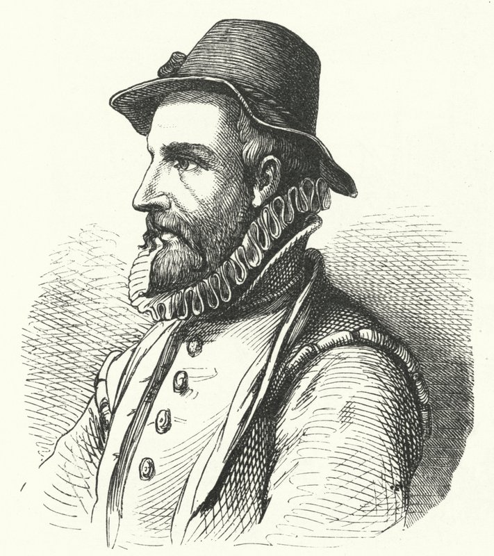 Johann Fischart, écrivain et satiriste allemand (gravure) - German School