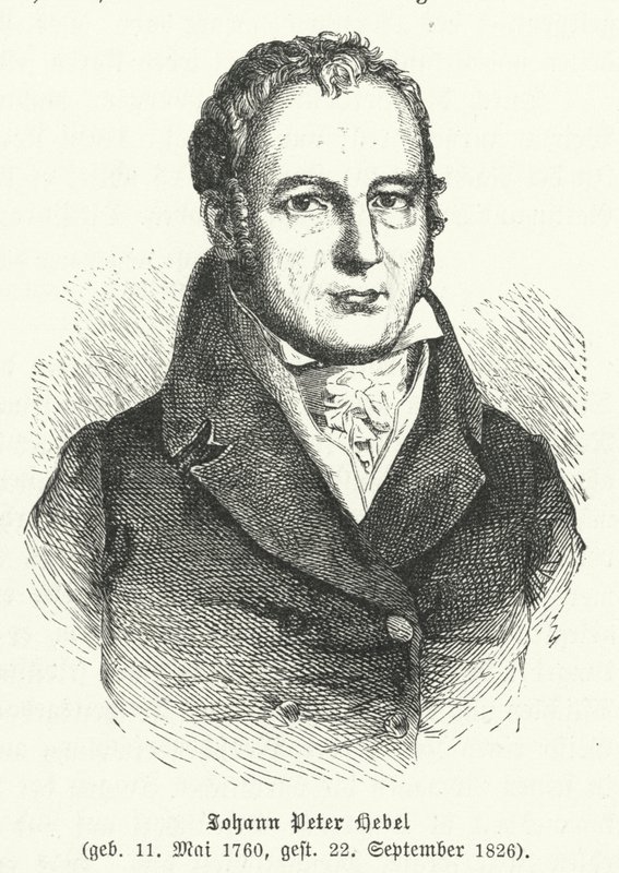 Johann Peter Hebel, poète allemand - German School
