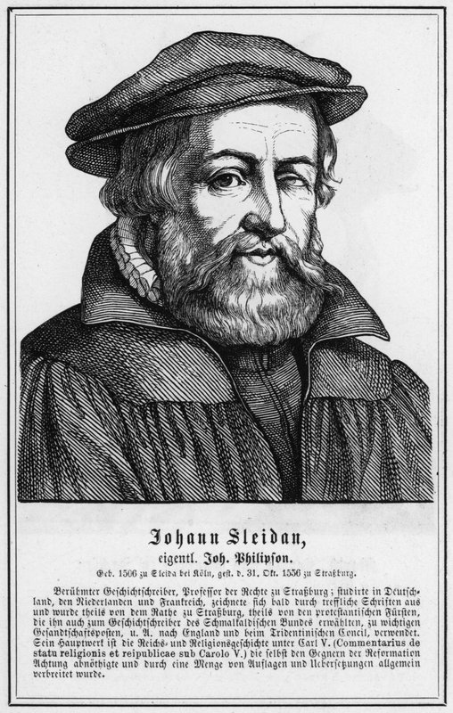 Johann Sleidan (gravure) - German School