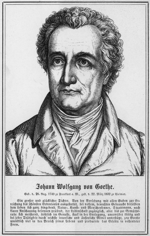 Johann Wolfgang von Goethe - German School