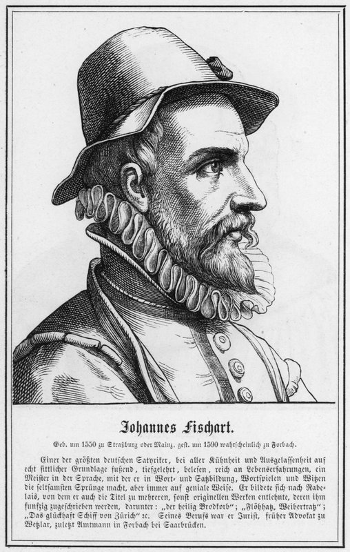 Johannes Fischart (gravure) - German School