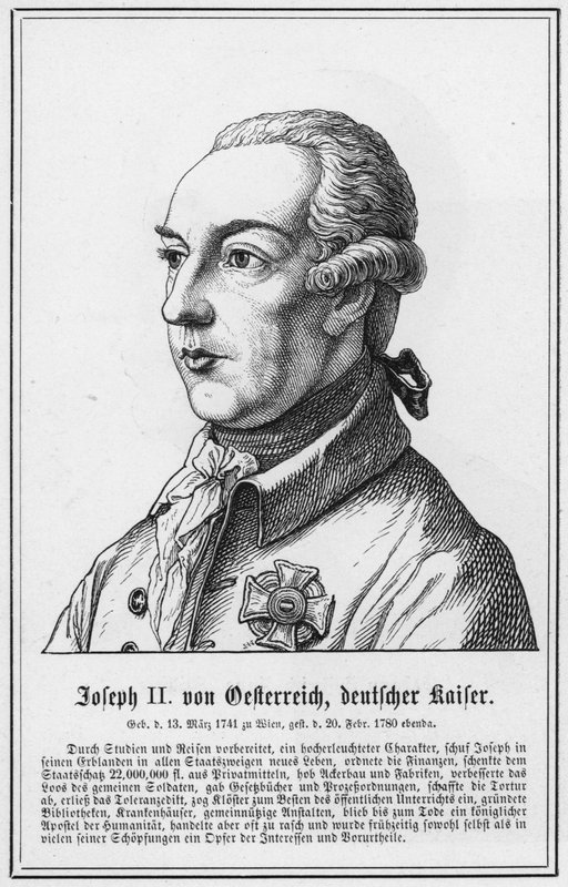 Joseph II von Österreich, Deutscher Kaiser (gravure) - German School