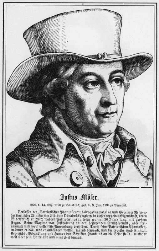 Justus Möser (gravure) - German School