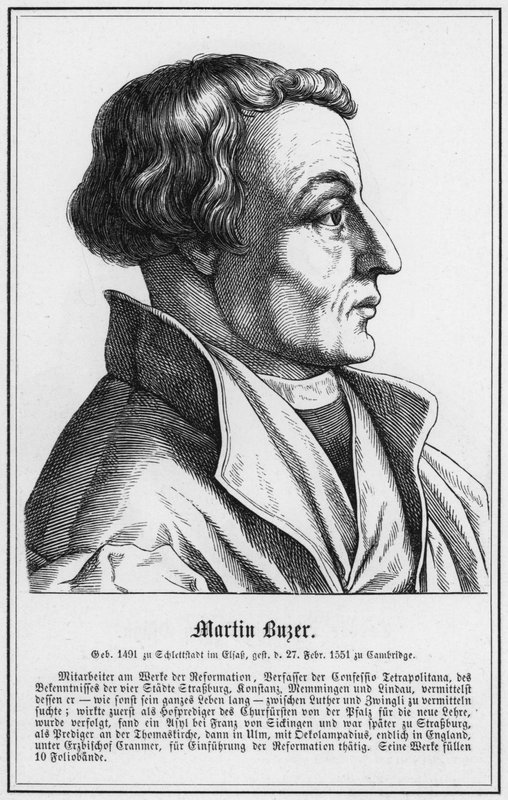 Martin Bucer (gravure) - German School
