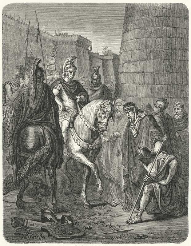 Metellus en Grèce (gravure) - German School