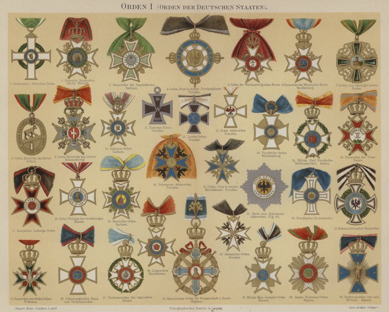 Ordres des États allemands - German School