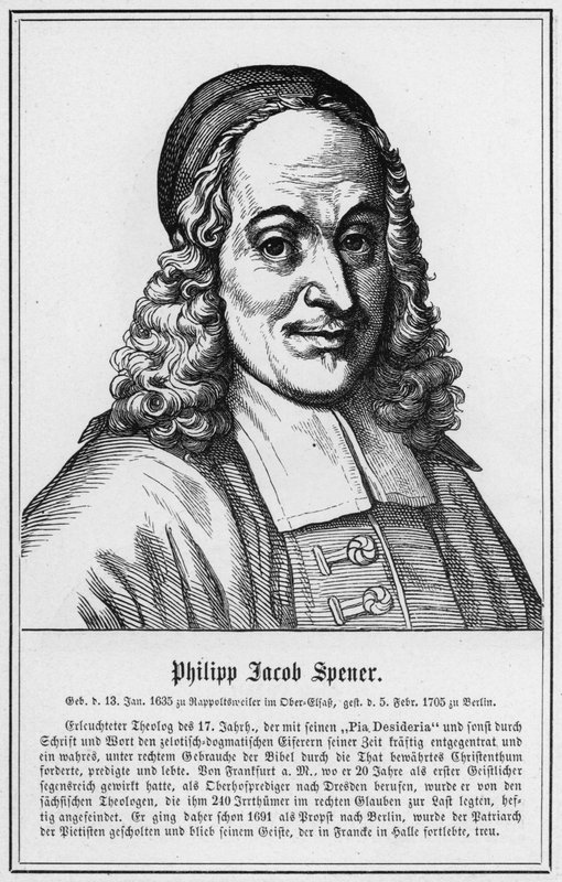 Philipp Jacob Spener (gravure) - German School