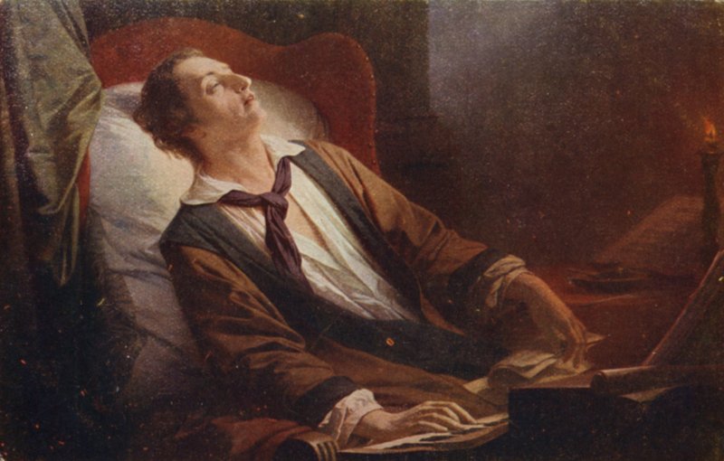 Portrait de Carl Maria von Weber - German School