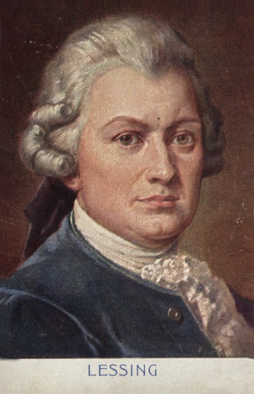 Portrait de Gotthold Ephraim Lessing - German School