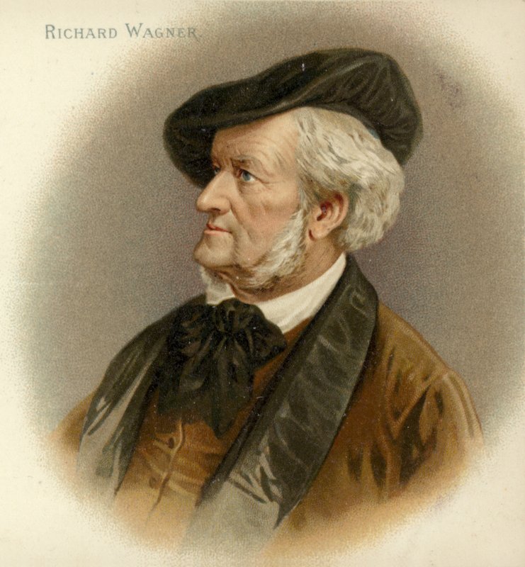 Portrait de Richard Wagner - German School