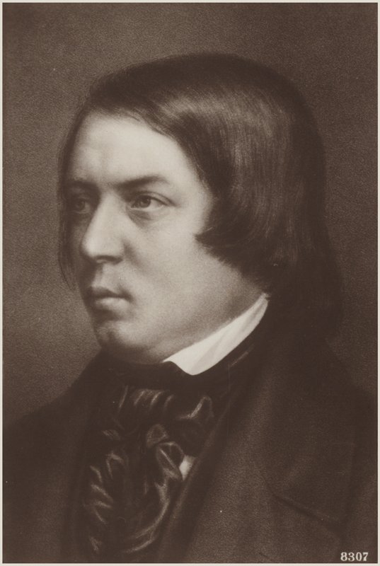 Portrait de Robert Schumann - German School