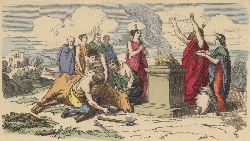 Sacrifice dans la Grèce antique - German School