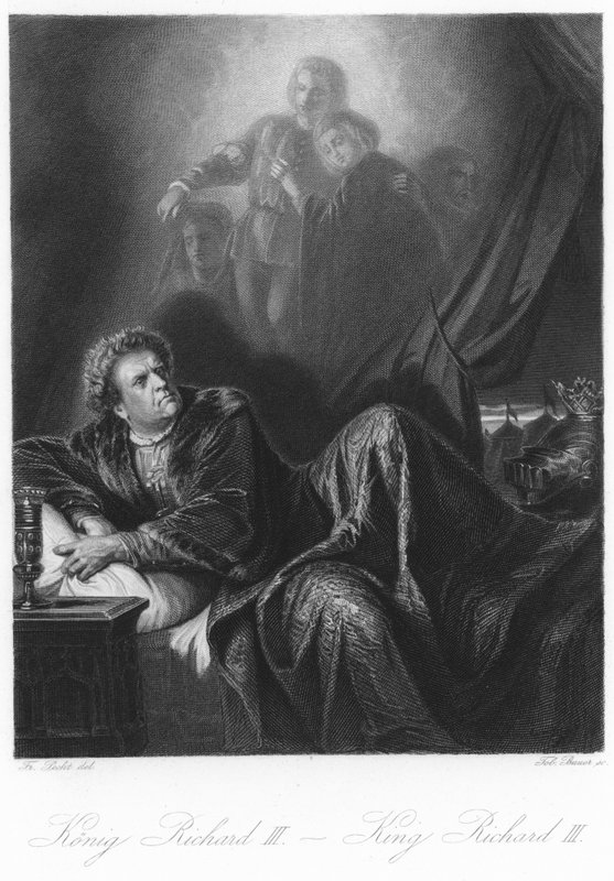 Scène de Richard III - German School