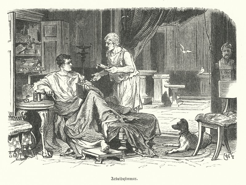 Étude dans une maison romaine - German School