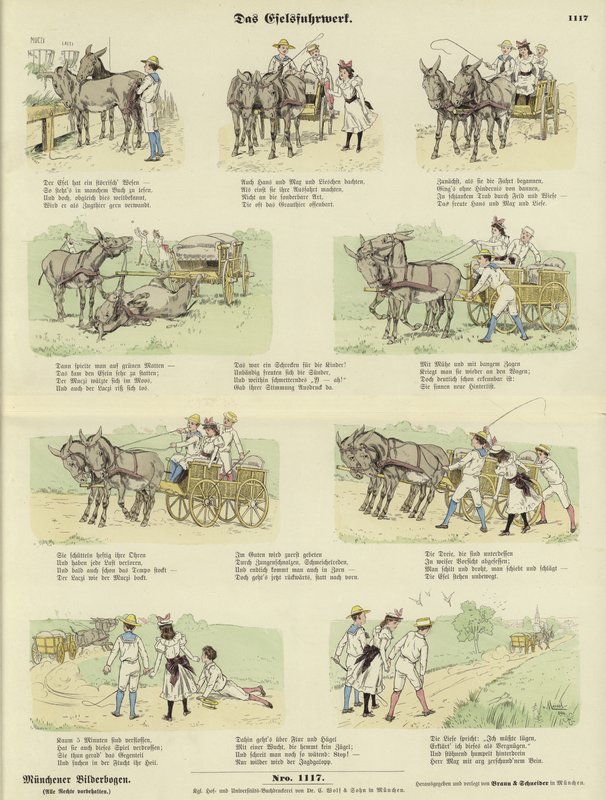La charrette à âne - German School