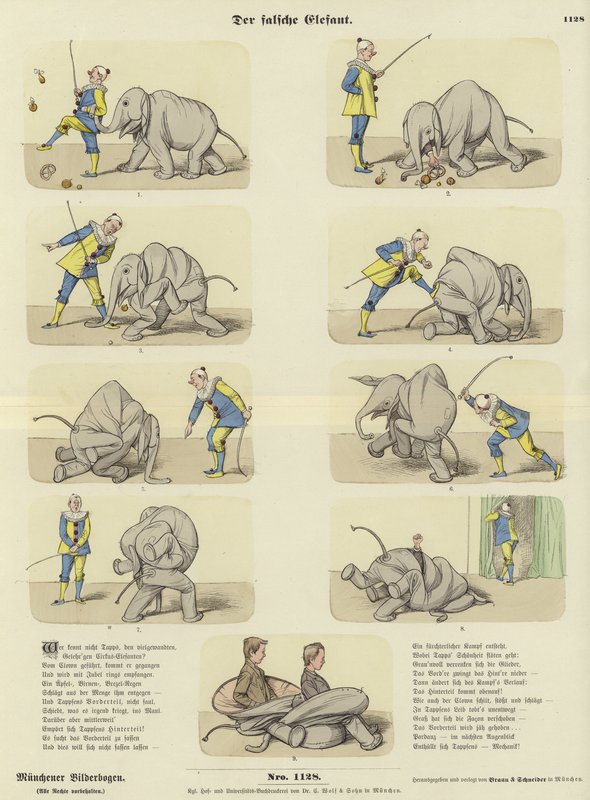 Le faux éléphant - German School