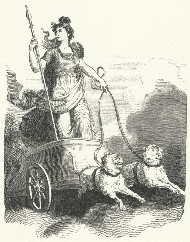 La déesse nordique Freyja - German School
