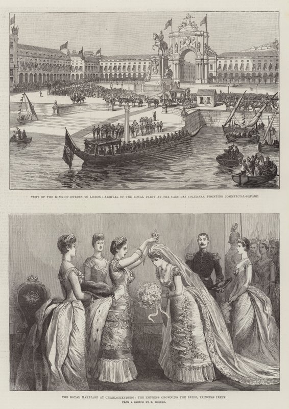 Le mariage royal à Charlottenburg (gravure) - German School