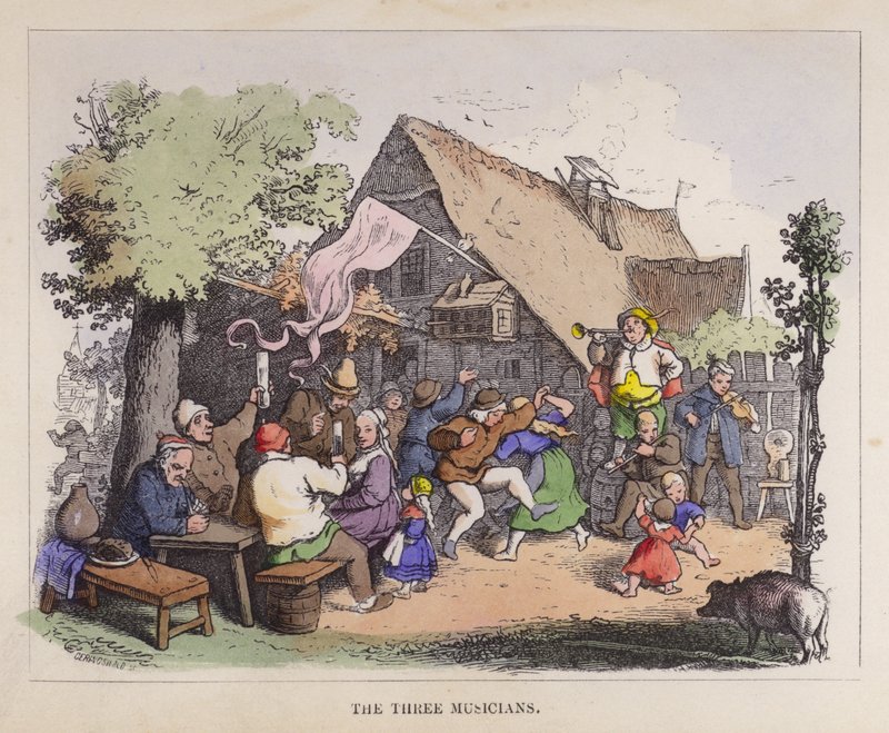 Les Trois Musiciens - German School