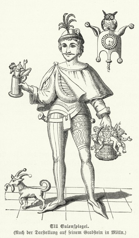 Till Eulenspiegel (gravure) - German School