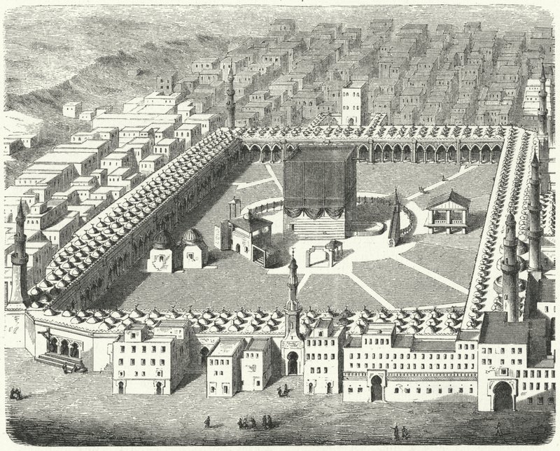 Vue de la Kaaba, La Mecque - German School
