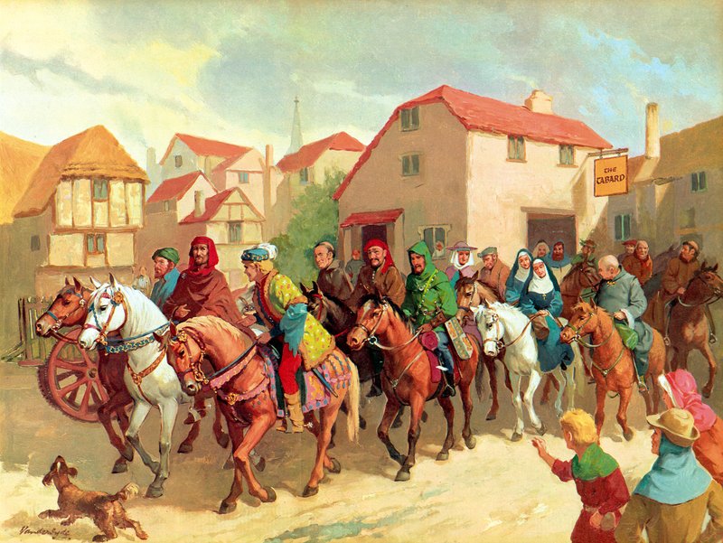 Les pèlerins de Chaucer - Gerritt Vandersyde