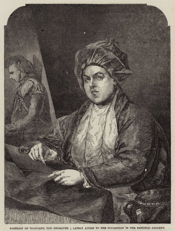 Portrait de Woollett, le graveur; récemment ajouté à la collection de la National Gallery - Gilbert Stuart