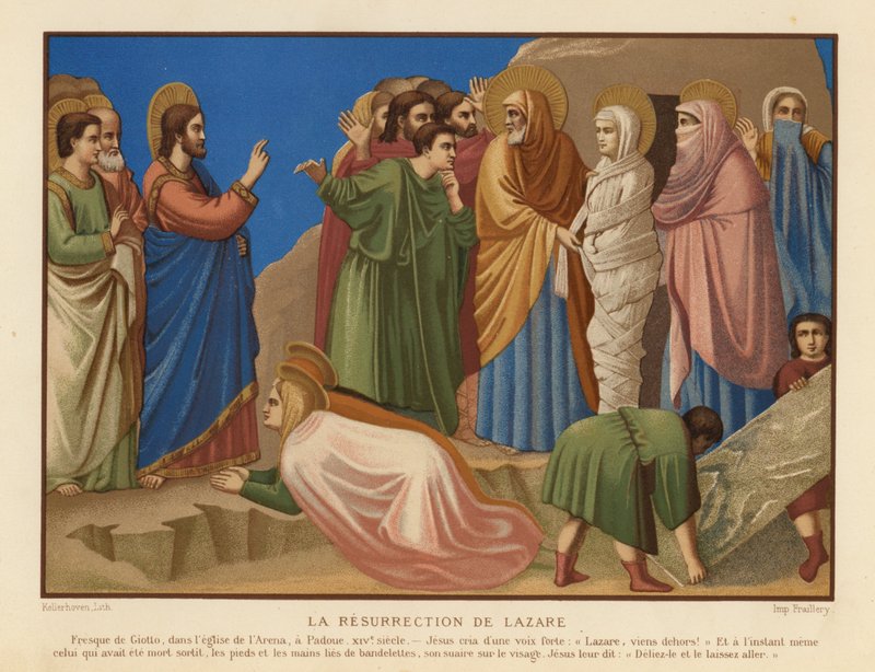 Résurrection de Lazare - Giotto di Bondone (after)