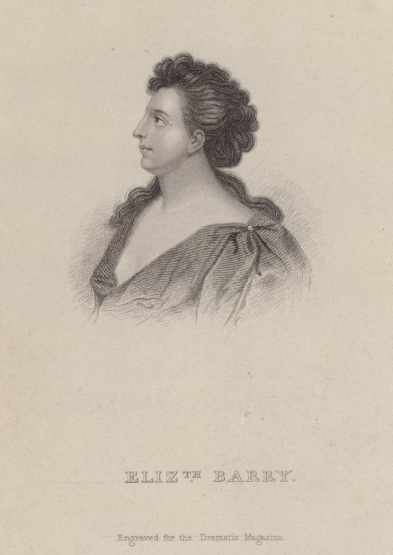 Elizabeth Barry, actrice anglaise - Godfrey (after) Kneller
