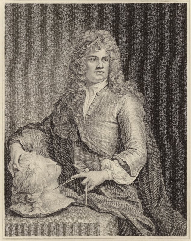 Grinling Gibbons - Godfrey Kneller