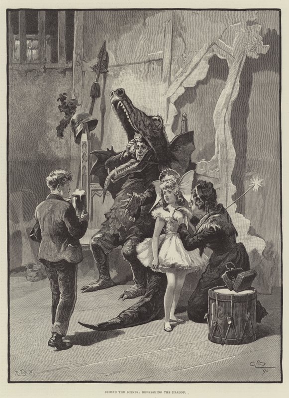 Dans les coulisses, rafraîchir le dragon - Gordon Frederick Browne
